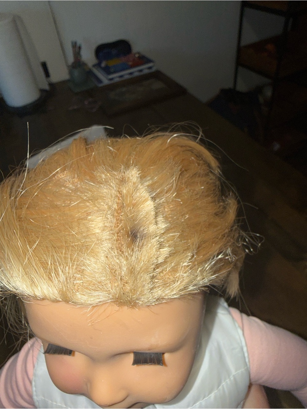 18" American Girl Doll Custom Blonde Short Hair with Bonus Winter Outfit & Purse - Picture 10 of 11